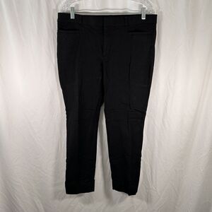 Banana Republic Dress Pants Women's 14 Black Sloan Fit Pockets
